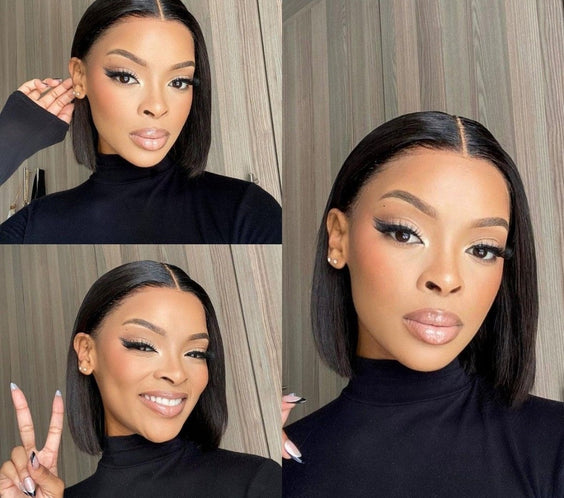 Brazilian Full Frontal Short Bob Wig